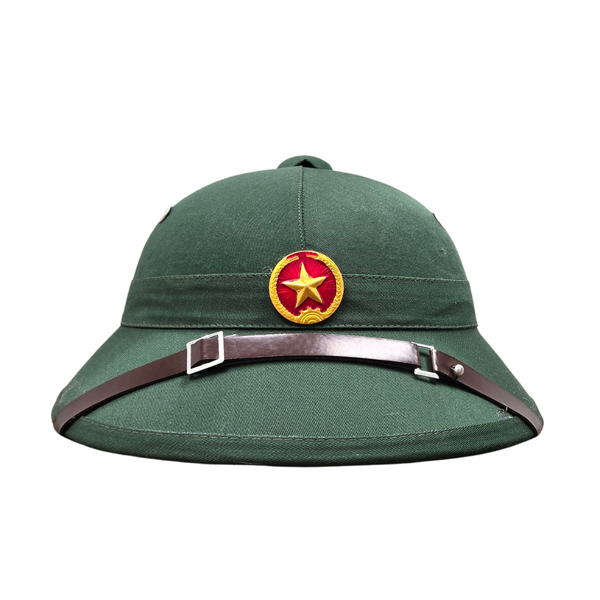 Vietcong Green Pith Helmet – Authentic Vietnam War Replica - Deutsche Optik