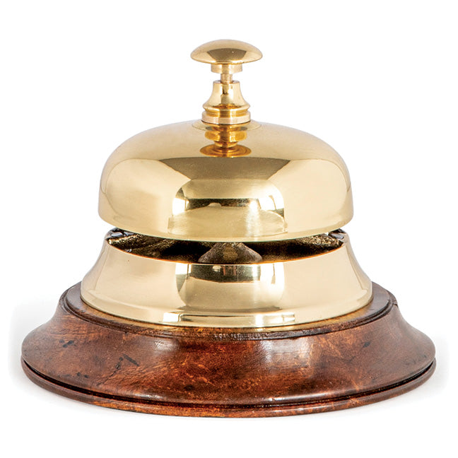 Brass Desk Bell Deutsche Optik