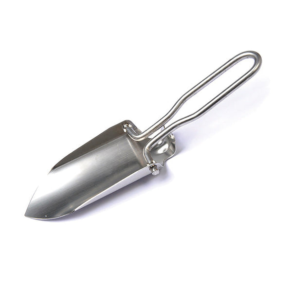 Stainless Folding Shovel – Compact Stainless Steel Survival Tool - Deutsche Optik