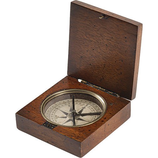 Lewis & Clark Compass – Antique Brass Expedition Pocket Compass - Deutsche Optik