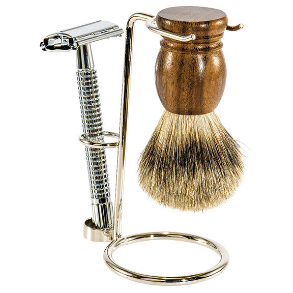 Deluxe Hans Baier Shaving Brush - Ultimate Luxury for Classic Wet Shaving - Deutsche Optik