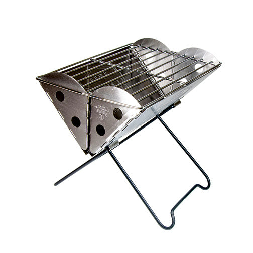 Stainless Flatpack Mini Portable Grill - Medium - Deutsche Optik