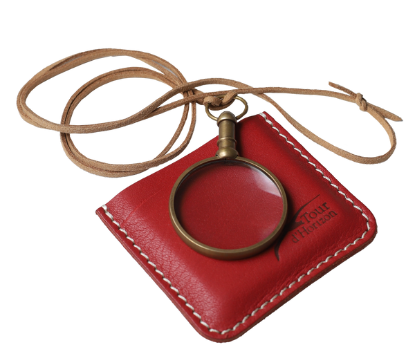 Field Pocket Magnifier – Hand-Stitched Leather