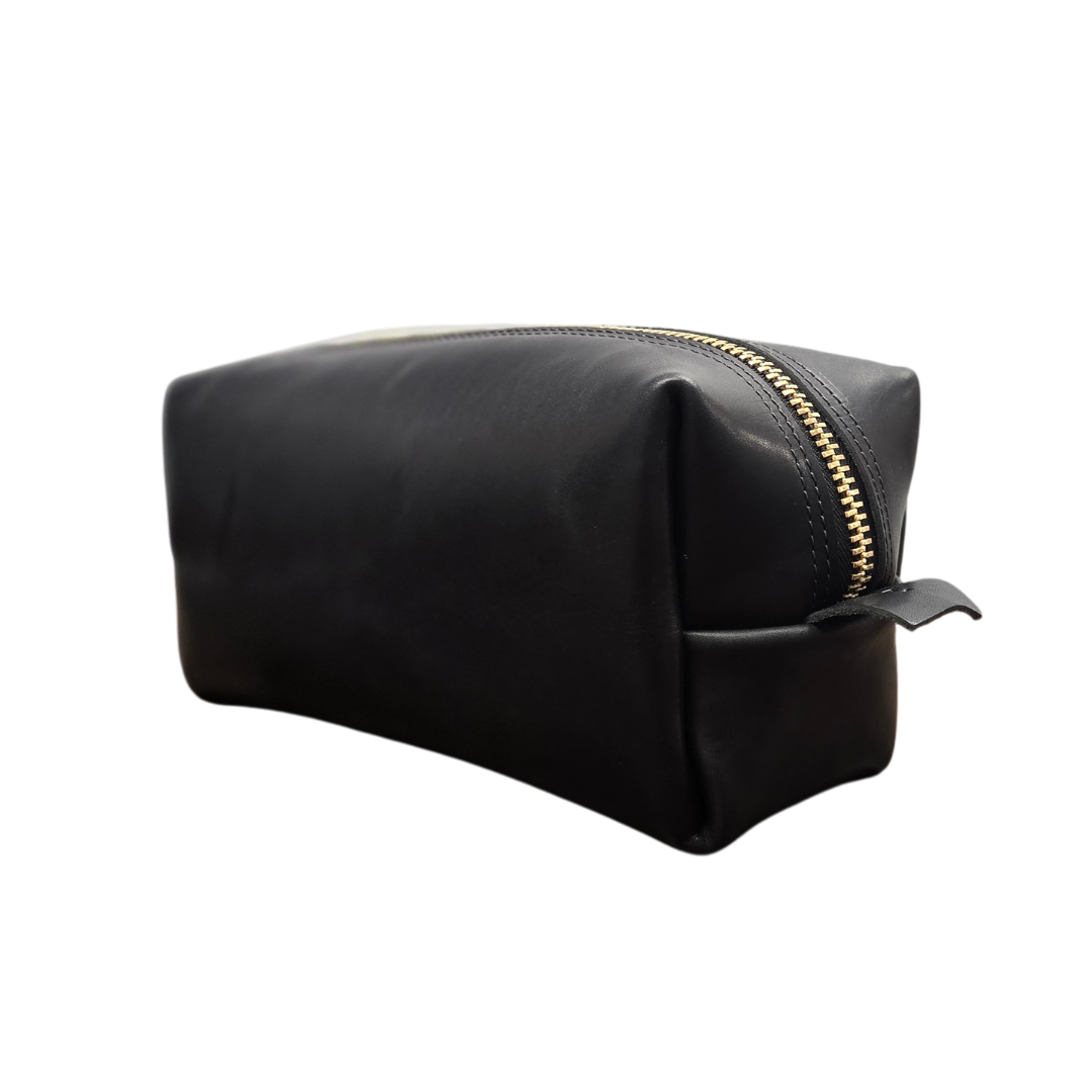 DOVE タッパー Lサイズ ブラック Leather Dopp Kit – Horween Leather, Handcrafted in Nevada
