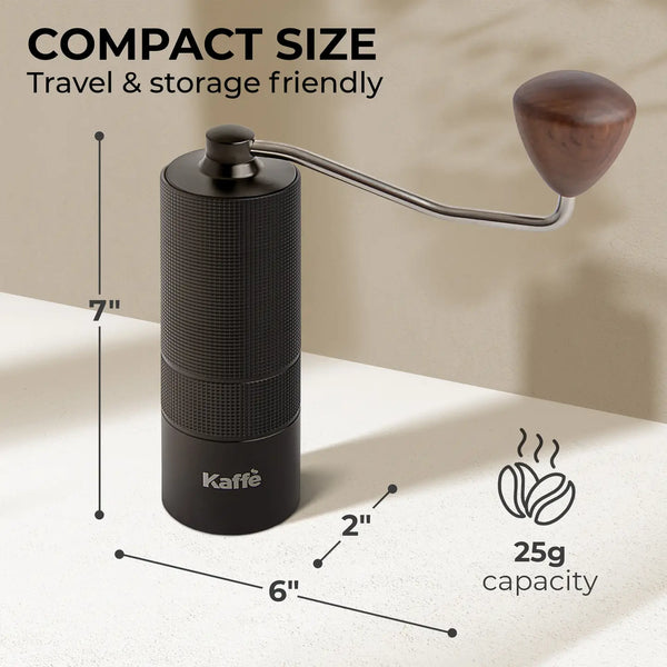 Kaffe Handheld Manual Burr Coffee Grinder – Precision Brewing Anywhere - Deutsche Optik