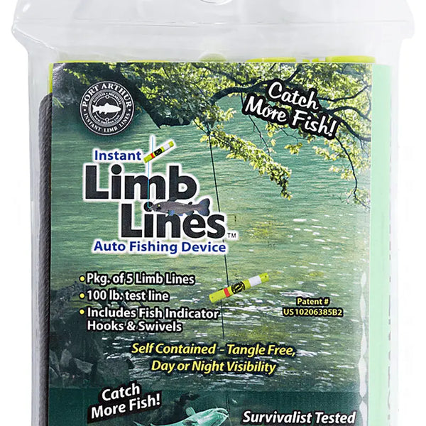 Fishing Line Limb Lines Auto Fishing Device 5-Pack - Set It & Catch More Fish with Ease! - Deutsche Optik