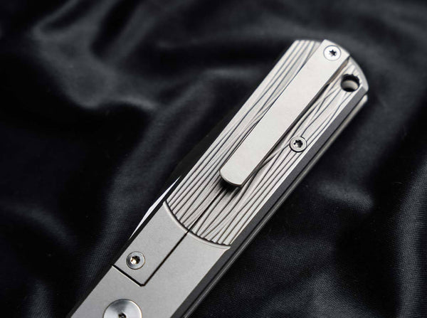 Böker BRLW – Premium Titanium and Wood Grain Folding Knife - Deutsche Optik