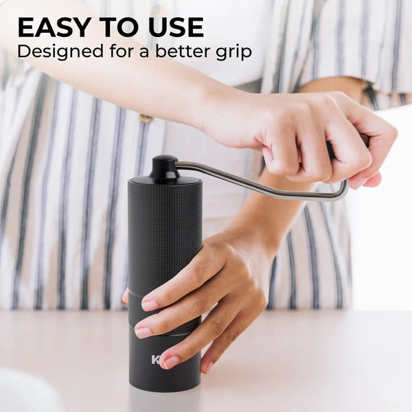 Kaffe Handheld Manual Burr Coffee Grinder – Precision Brewing Anywhere - Deutsche Optik