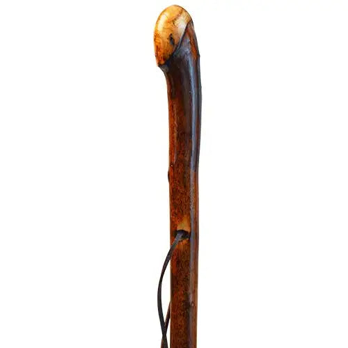 Natural Knob Hiking Staff – Chestnut Wood Hiking Stick - Deutsche Optik