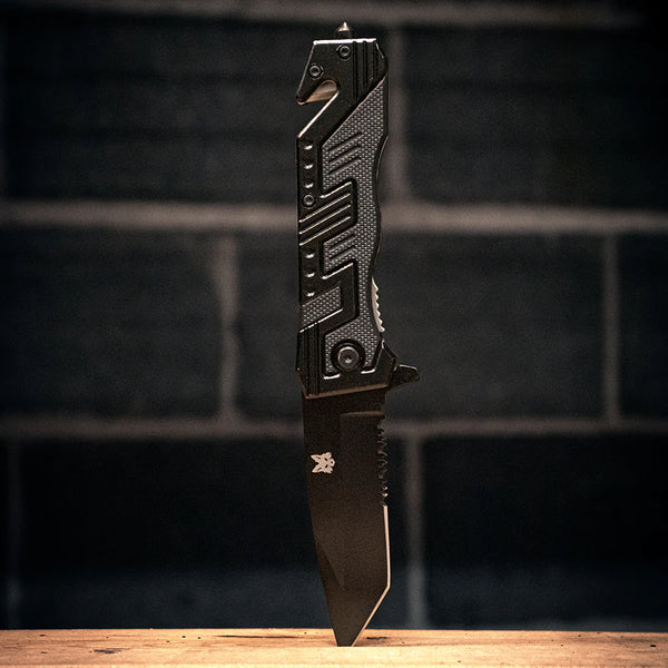 Folding Survival Knife – Spring-Assisted Tactical Knife - Deutsche Optik