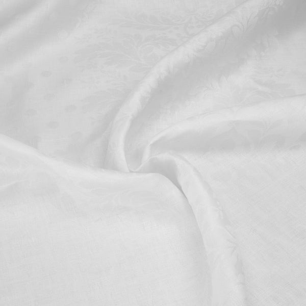 Italian Air Force White Wardroom Tablecloth – Elegant Cotton Damask - Deutsche Optik