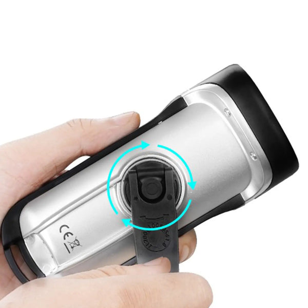 DYNA Solar & Crank Flashlight | Rechargeable Emergency Utility Light