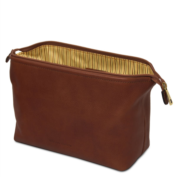 Tuscany Leather Dusch Kit - Premium Italian Toiletry Bag