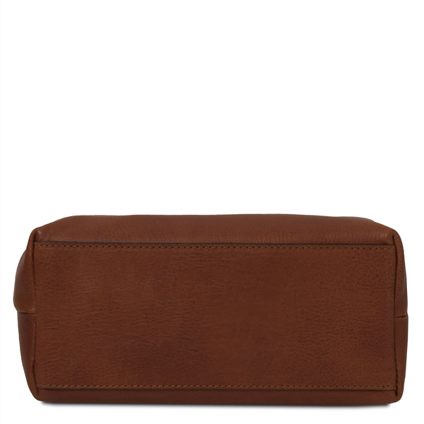 Tuscany Leather Dusch Kit - Premium Italian Toiletry Bag