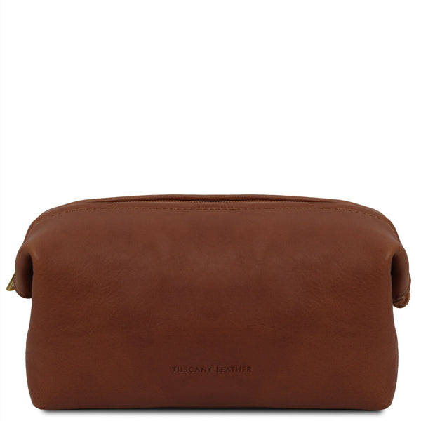 Tuscany Leather Dusch Kit - Premium Italian Toiletry Bag