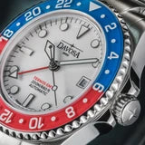 DAVOSA Ternos GMT Lucent | Sapphire Crystal Bezel with Depth Effect