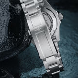 DAVOSA Ternos GMT Lucent | Sapphire Crystal Bezel with Depth Effect