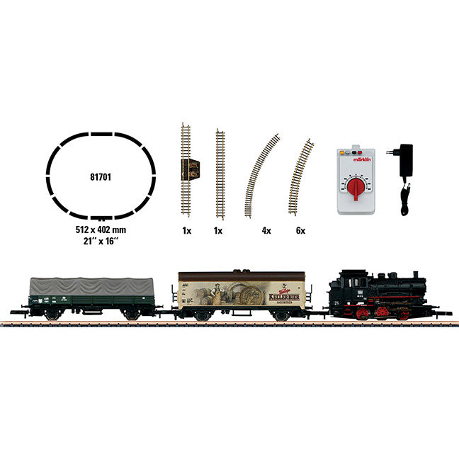 Märklin "Z" Gauge Train Set Deutsche Optik