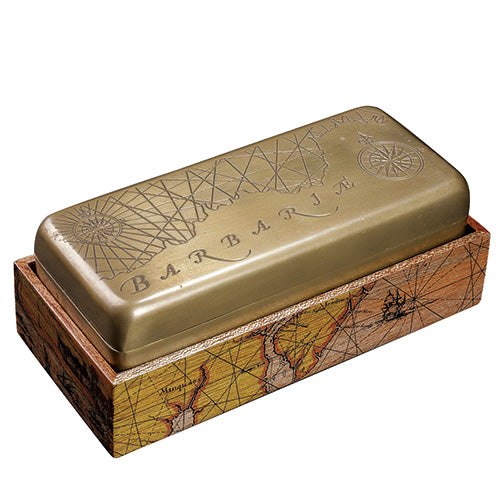 Barbaria Box - Vintage Brass Storage Box