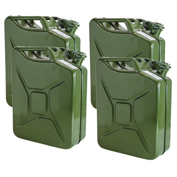 SET OF FOUR 20 Liter Jerry Can