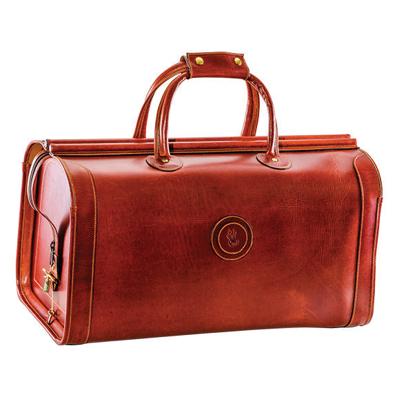 Leather Carriage Bag – Handmade Full-Grain Leather Travel Duffle