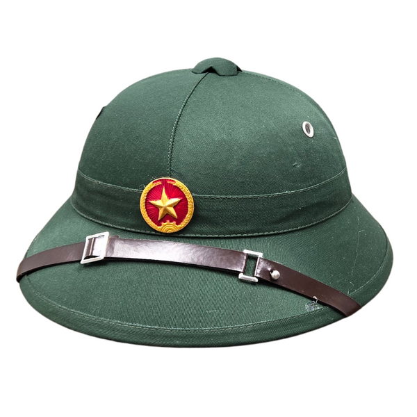 Vietcong Green Pith Helmet – Authentic Vietnam War Replica