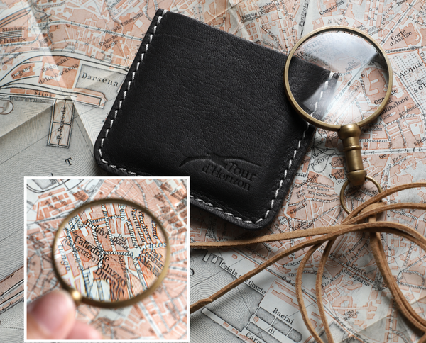 Field Pocket Magnifier – Hand-Stitched Leather