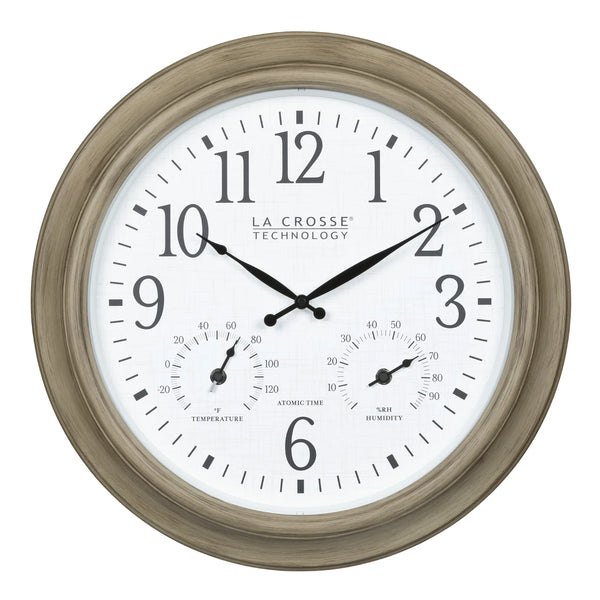 18-Inch Indoor/Outdoor Wall Clock