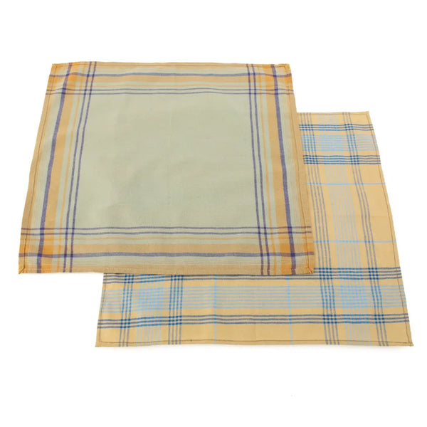 Czech Army Handkerchiefs — Plaid Mixed | 6-Pack