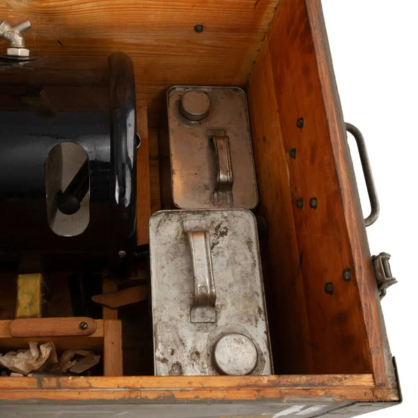 Czech Autoclave With Wooden Box | Issued Field Hospital Sterilizer