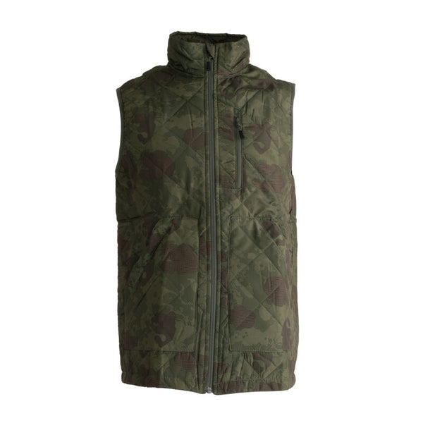 Italian Camo Quilted Vest – Water-Repellent Military Tactical Vest