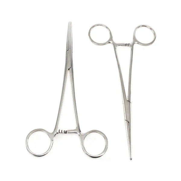 Czech Stainless Steel Hemostat 2-Pack | Unissued Precision Clamp Set