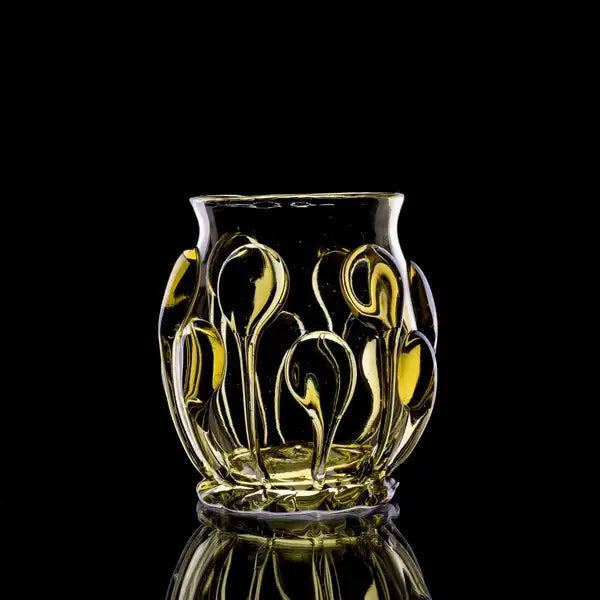 MEDIEVAL GOBLET - BOHEMIA, Green Forest Glass / Waldglas