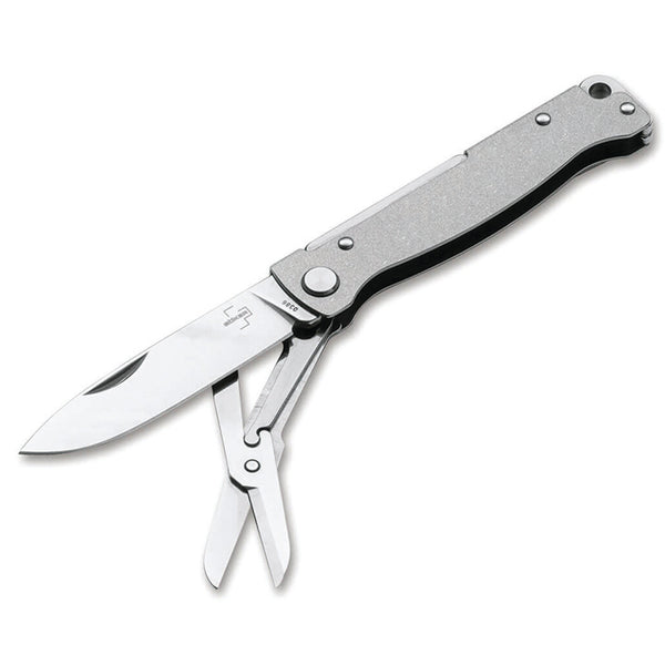 Böker Plus Atlas Multi – Minimalist Pocket Knife with Scissors