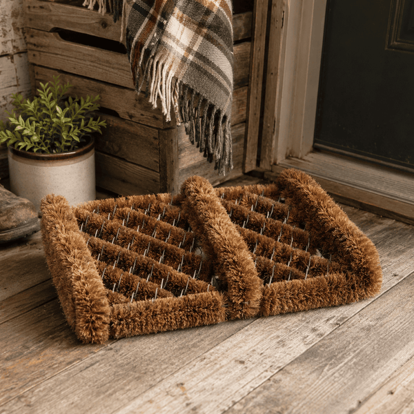 Coconut Boot Scraper with Side Scrapers