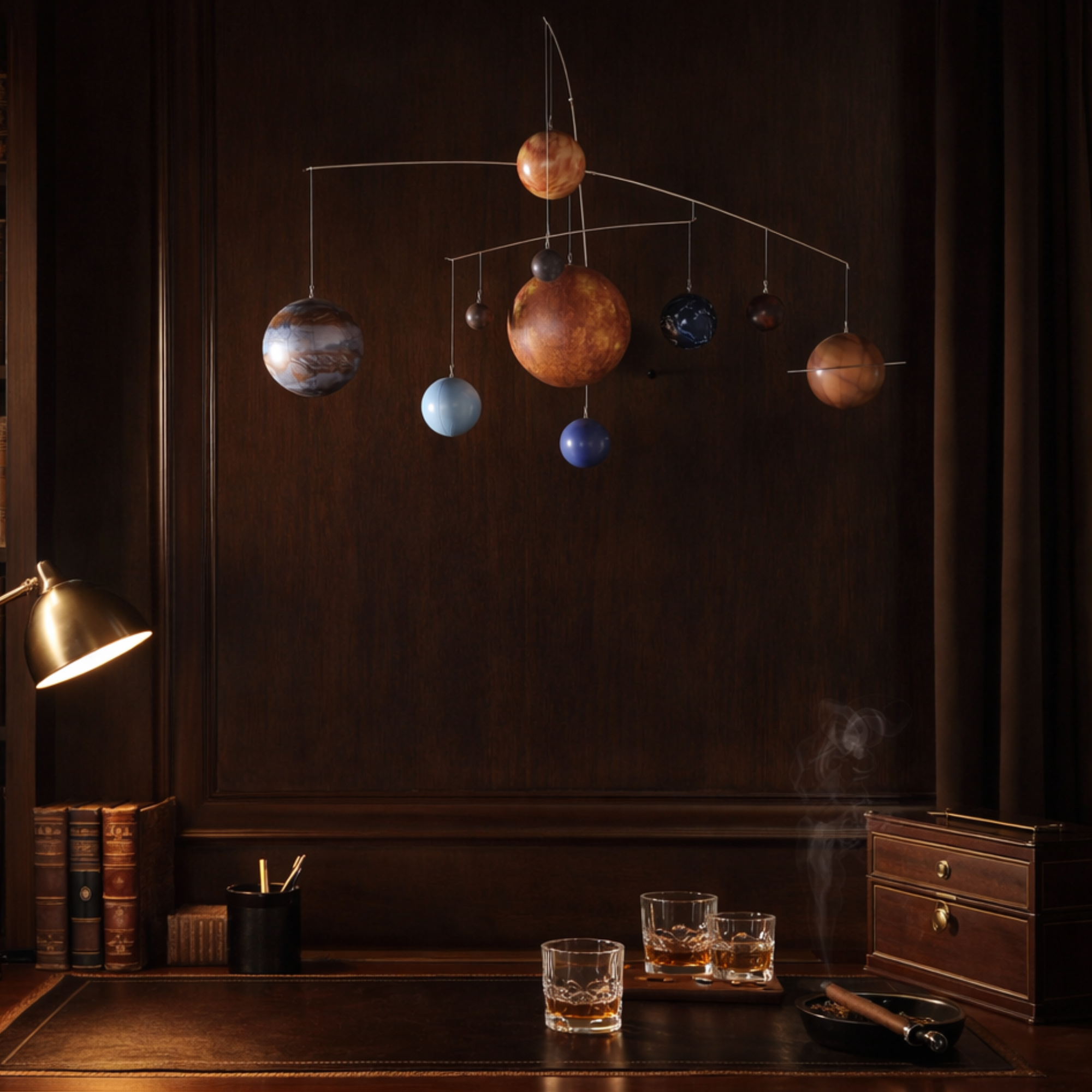 The Solar System | Hand-Finished Astronomical Mobile - Deutsche Optik