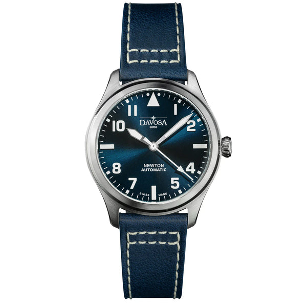 Davosa Newton Automatic 40mm Blue Pilot Watch