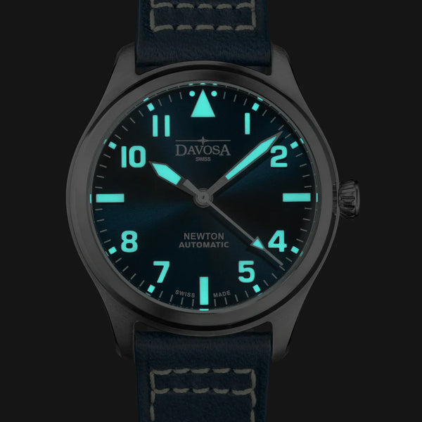 Davosa Newton Automatic 40mm Blue Pilot Watch