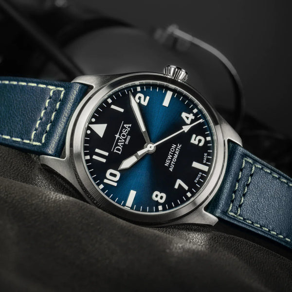 Davosa Newton Automatic 40mm Blue Pilot Watch