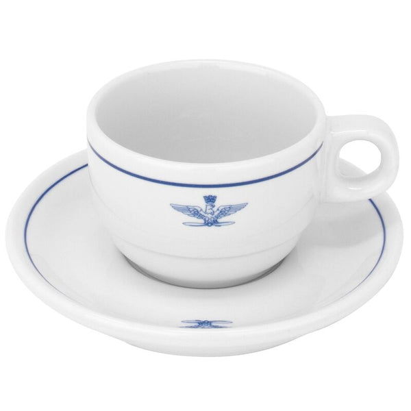 Italian Air Force Espresso Cup & Saucer – Military Precision in Every Sip