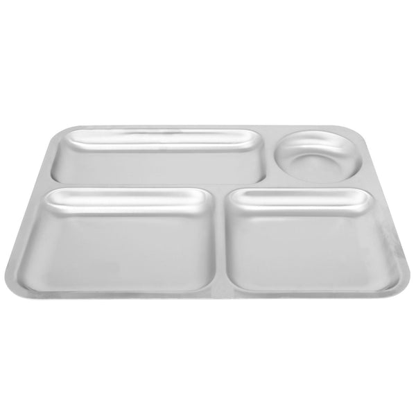 Italian Air Force Stainless Steel Chow Tray – Authentic Military Mess Hall Tray