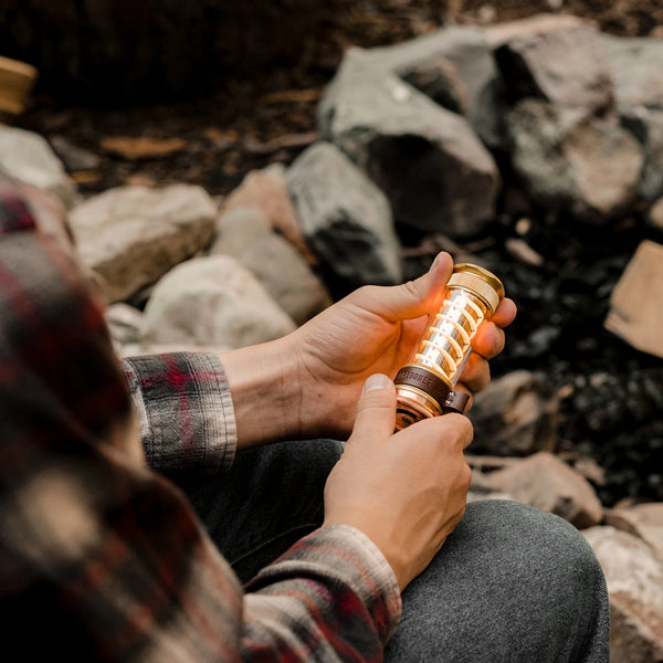 Edison Light Stick – Vintage-Inspired Brass & Copper Lantern