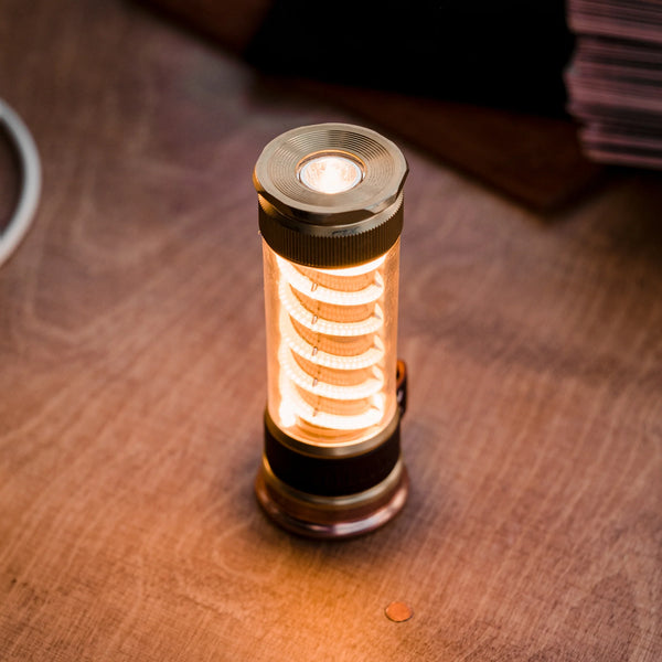 Edison Light Stick – Vintage-Inspired Brass & Copper Lantern