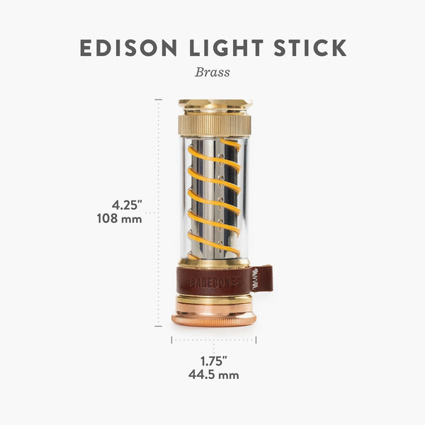 Edison Light Stick – Vintage-Inspired Brass & Copper Lantern