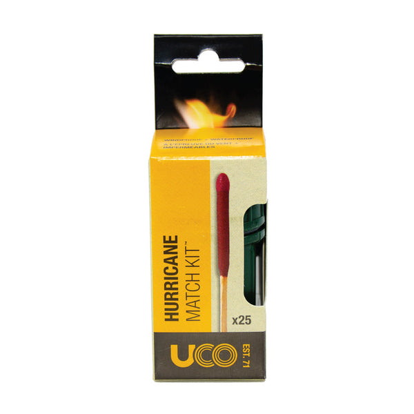 Hurricane Match Kit | Waterproof Case with 25 Windproof Matches