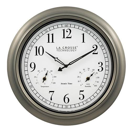 18-Inch Indoor/Outdoor Wall Clock