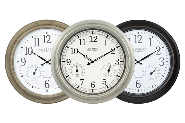 18-Inch Indoor/Outdoor Wall Clock