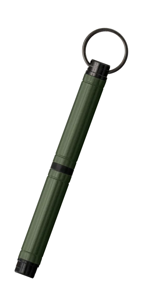 Green Backpacker Space Pen | Pressurized Keychain Pen