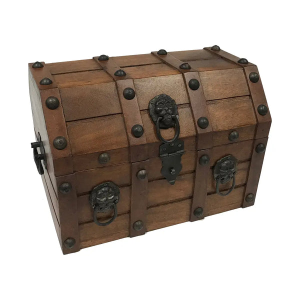 Authentic Wooden Pirate Loot Chest