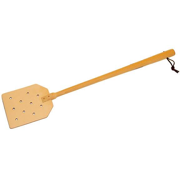 Leather Fly Swatter | Oak-Tanned Leather With Beech Handle